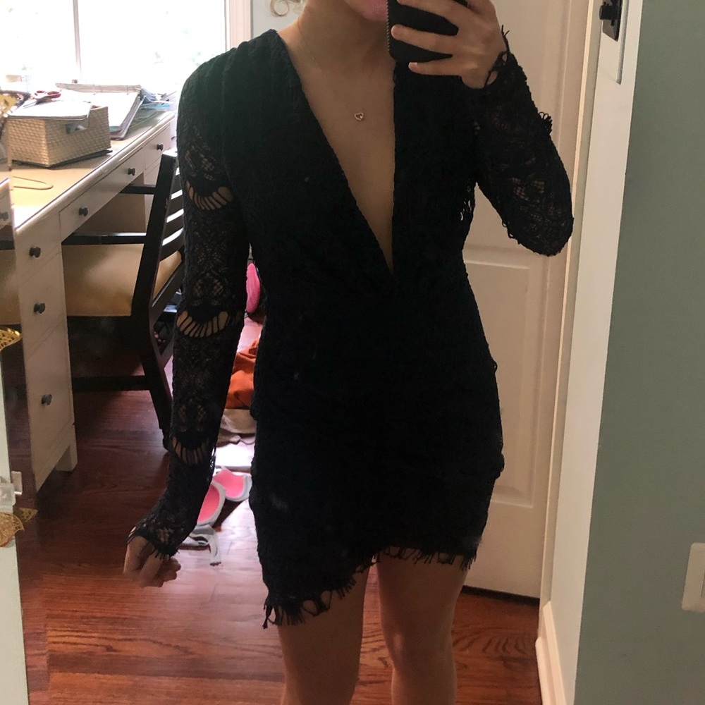 Dark Navy Blue bodycon dress